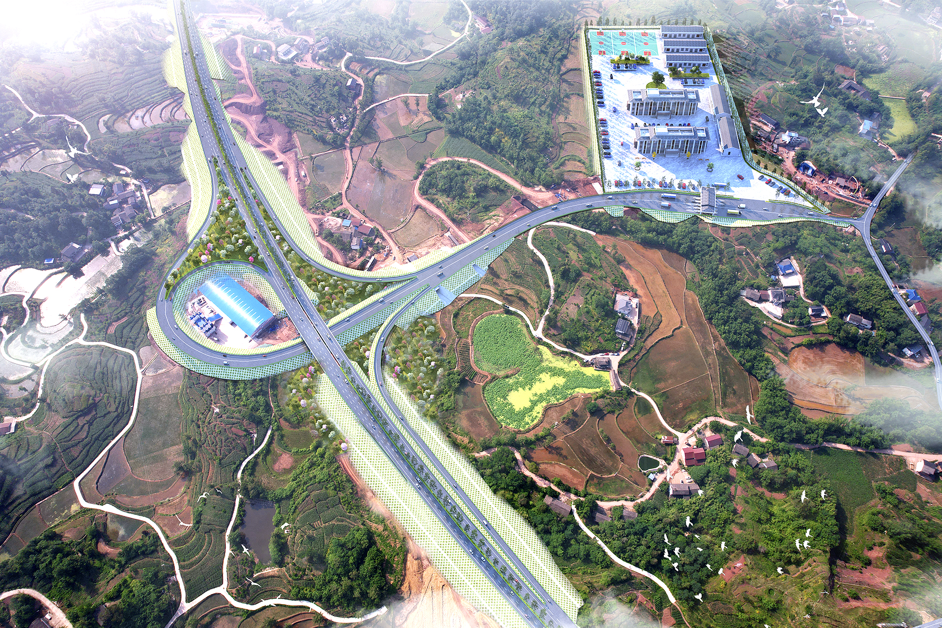 垫丰武高速保合互通