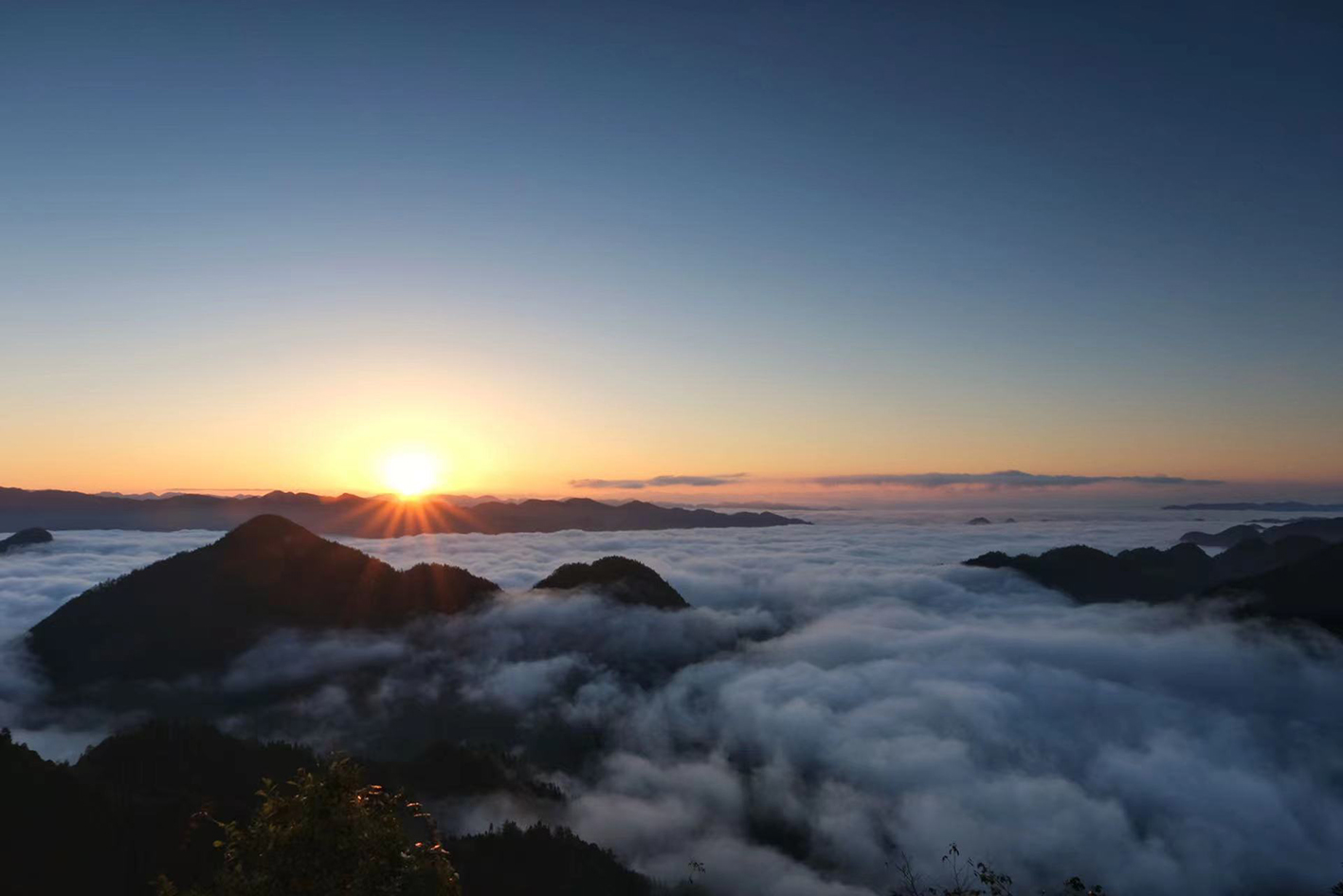 都督盖尔坪云海照片