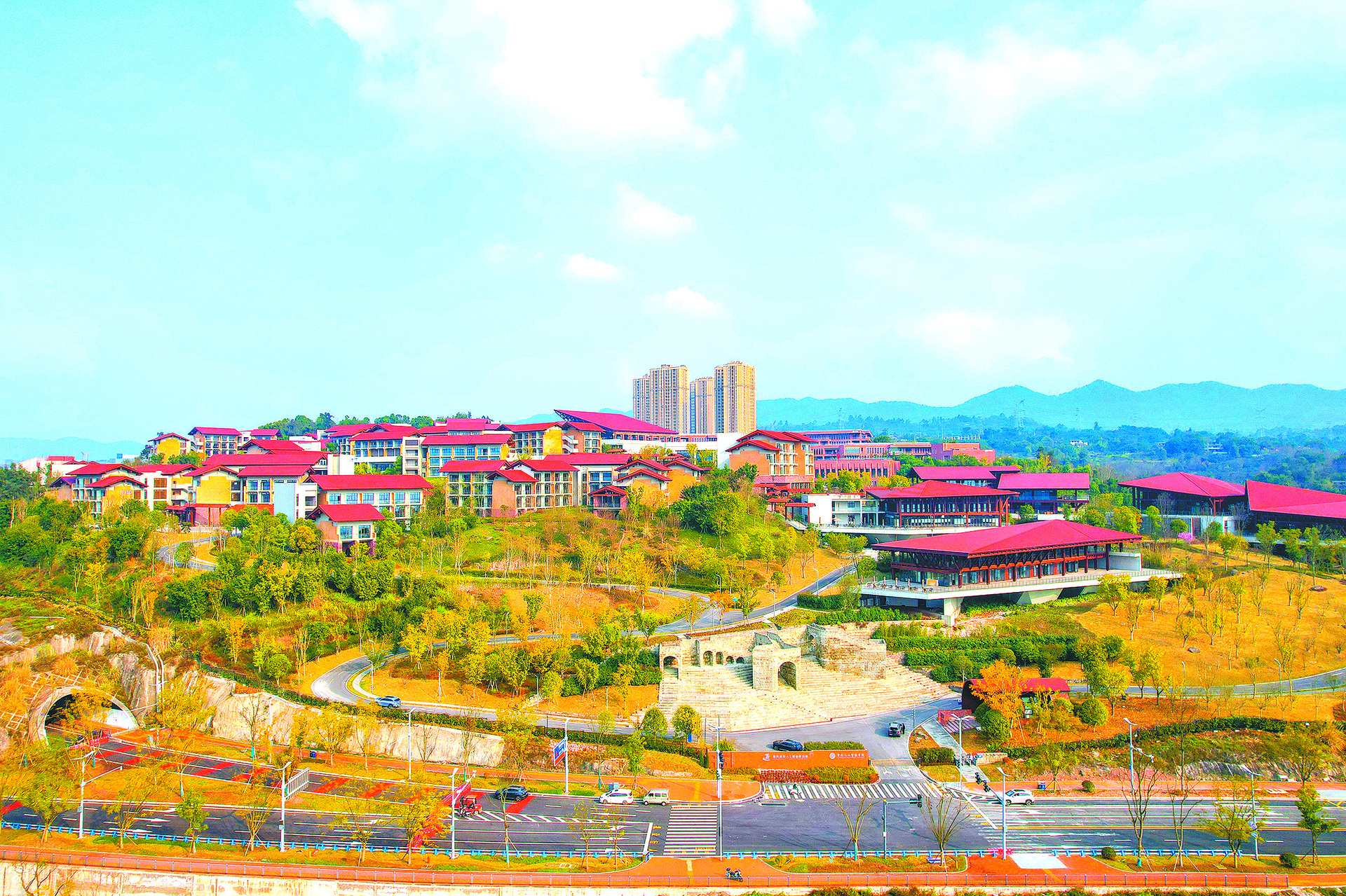 人工智能学院一角。